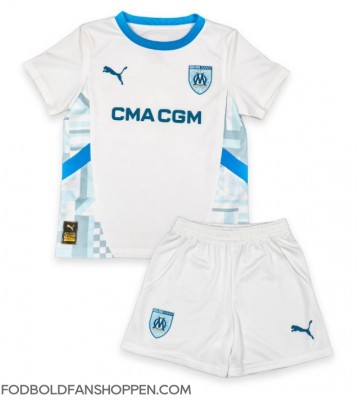 Olympique de Marseille Mason Greenwood #10 Hjemmebanetrøje Børn 2024-25 Kortærmet (+ Korte bukser)